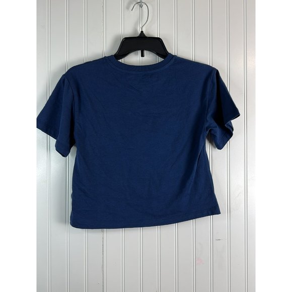 Champion Big Girls Boxy Fit Navy Shirt Size M - Picture 2 of 3